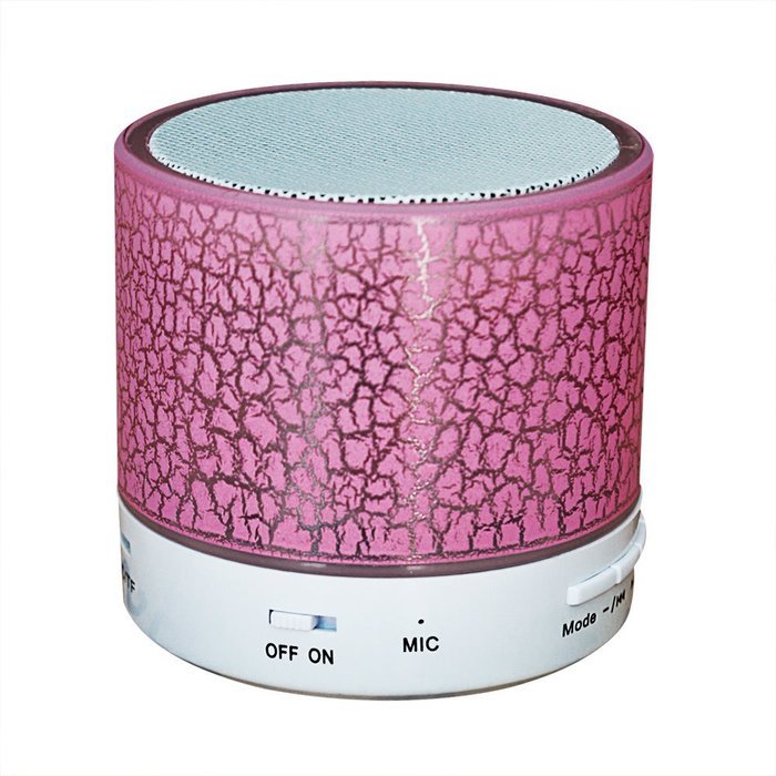 Mini Bluetooth Speaker,YANX Wireless Portable Cracked Layer Sound Box Subwoofer Speaker with Mic & Colorful LED... N7