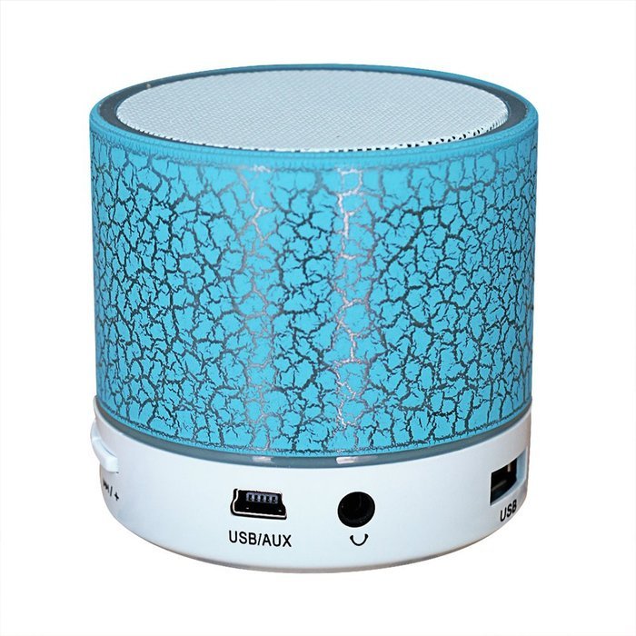 Mini Bluetooth Speaker,YANX Wireless Portable Cracked Layer Sound Box Subwoofer Speaker with Mic & Colorful LED... N14