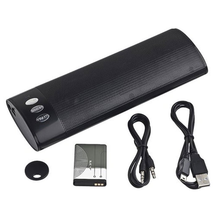 Portable Bluetooth Rechargeable Speaker For Many Cellphones mp3 mp4 iPod iPhone (Black) N4