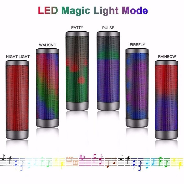 Bluetooth V4.0 Speaker, ELEGIANT Wireless Portable Speaker with Advanced Bass Enhancement Technology, Built-in... N7