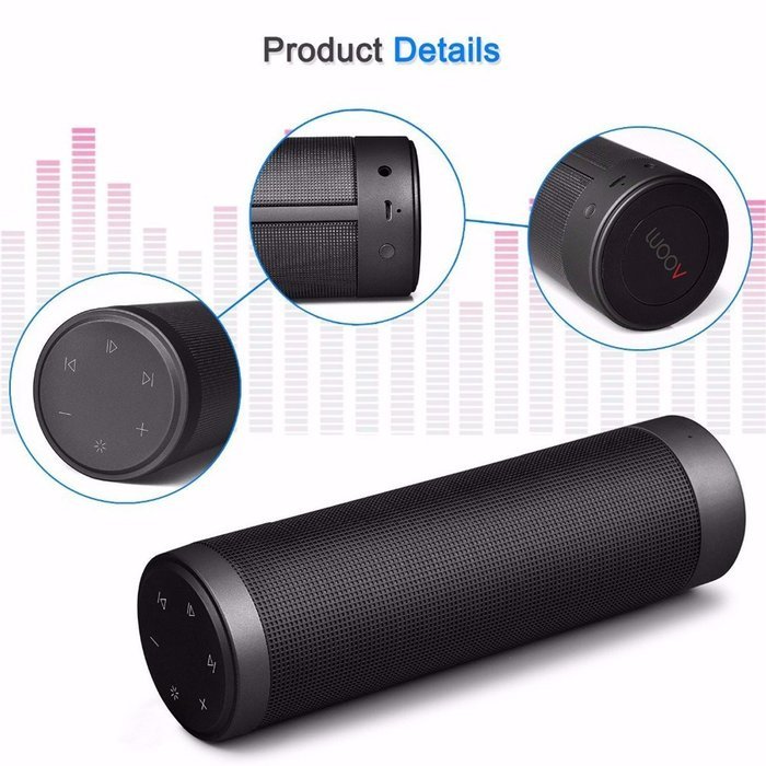 Bluetooth V4.0 Speaker, ELEGIANT Wireless Portable Speaker with Advanced Bass Enhancement Technology, Built-in... N9
