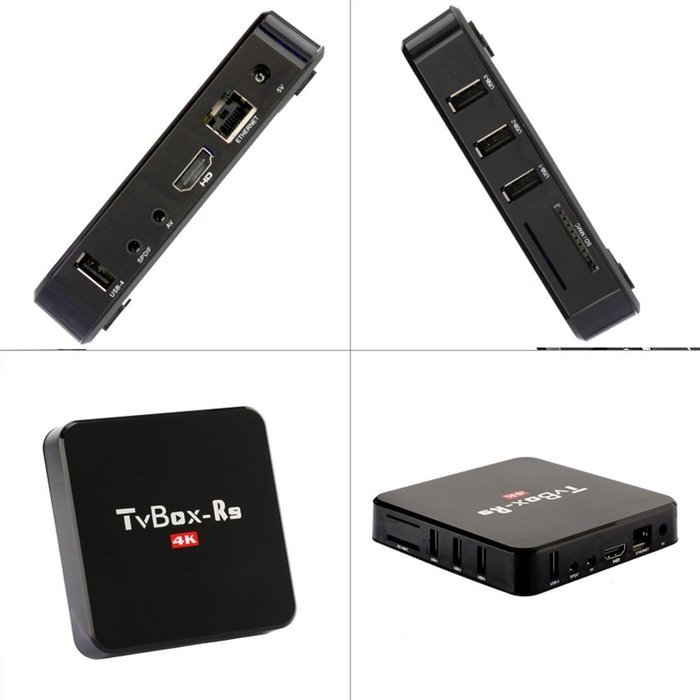 Lydats Streaming Media Player TV Box Android 4.4 HD Internet TVBox Quad-Core 1G/8G RK3229 XBMC UHD 4K 3D H.265... N3