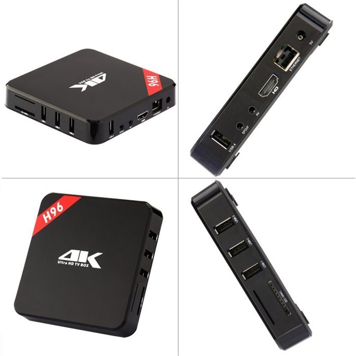 Lydats Streaming Media Player TV Box Android 4.4 HD Internet TVBox Quad-Core 1G/8G RK3229 XBMC UHD 4K 3D H.265... N6
