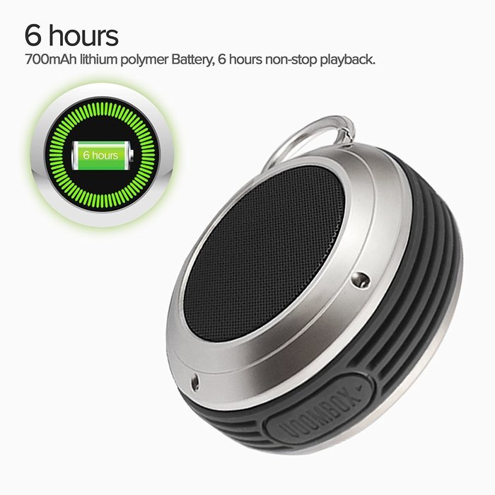 Divoom Travel3 Rugged Bluetooth Speaker (Black) N4