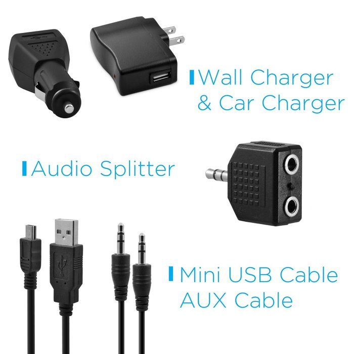 Ematic EP205 Accessory Kit for Tablets and iPad with Bluetooth Speaker N4
