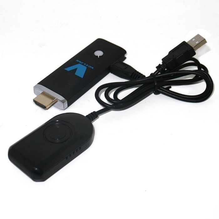 Voxlink 5G 2.4G 300M Extreme 1080P WIFI Display TV Dongle HDMI Adapter DLNA Airplay Receiver,BLACK N4