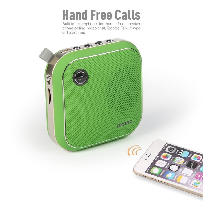 Sport Speaker, Ubetter Outdoor Portable Bluetooth 3.0 Speaker with Enhanced Bass and Built-In Microphone (Blue) N10