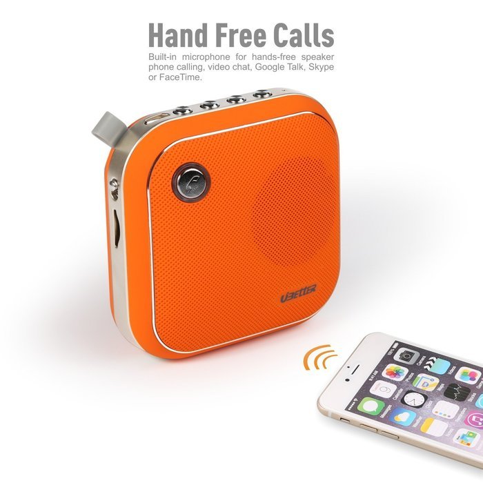 Sport Speaker, Ubetter Outdoor Portable Bluetooth 3.0 Speaker with Enhanced Bass and Built-In Microphone (Blue) N18