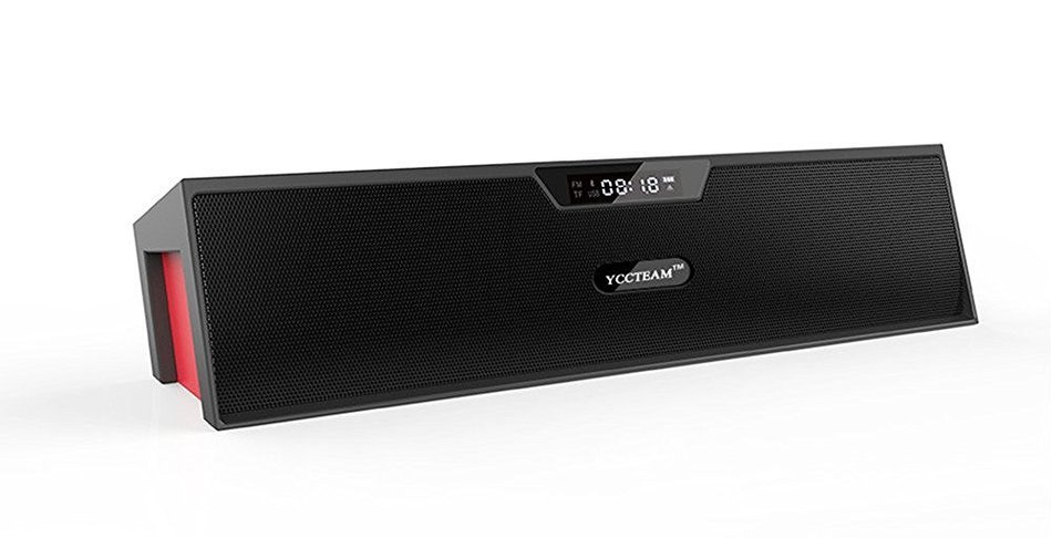 YCC Team &reg; Best Bluetooth Speaker, Wireless Speaker with Dual Speakers and FM Radio, Built-in Mic, LED Display... N2