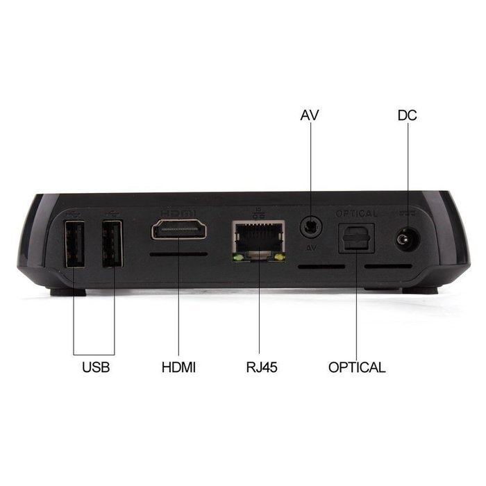 Foxnovo Android 4.4 2.0GHz 2GB,8GB Ultra HD Android TV Box Mini PC Media Player N2