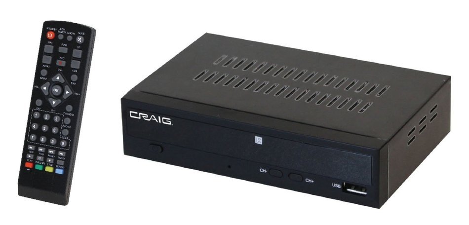 Craig Electronics CVD509 Digital To Analog Broadcast Converter With Remote Control