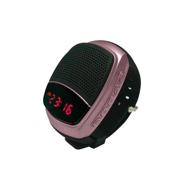 ETE Upgraded Multi-functional Bluetooth Watch Speaker: Mp3 Music Player, LED Display, Stopwatch, Alarm Clock,... N25