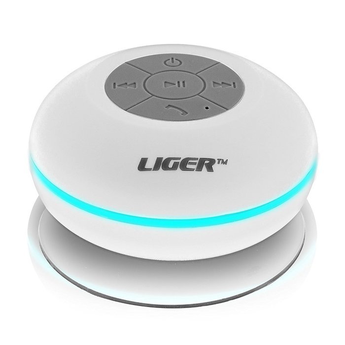 Waterproof Shower Speaker, Liger Waterproof Wireless Bluetooth Shower Speaker & Hands-free Speakerphone - Exclusive...