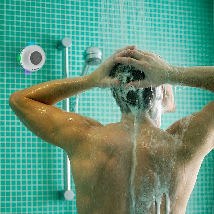 Waterproof Shower Speaker, Liger Waterproof Wireless Bluetooth Shower Speaker & Hands-free Speakerphone - Exclusive... N3