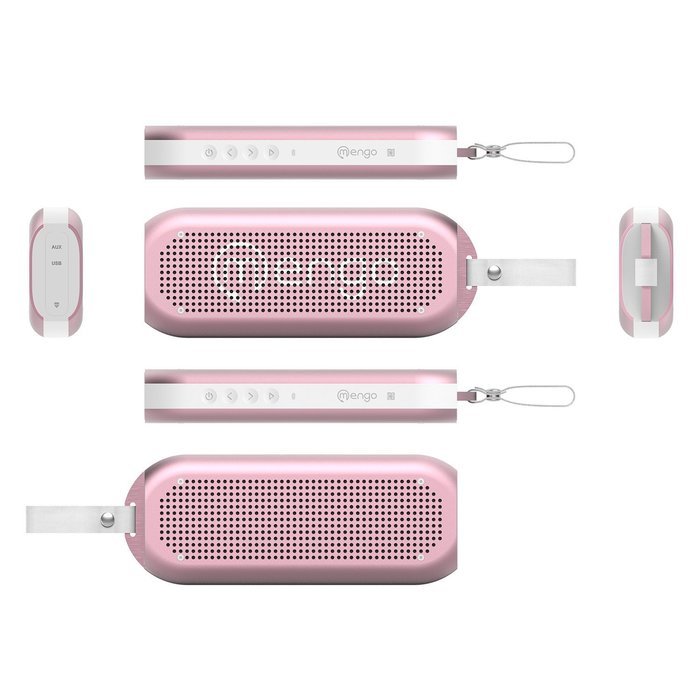 Mengo AquaPOD &ndash; Aluminum Waterproof / Outdoor Wireless Bluetooth Speaker [10-Watt Deep Bass Portable Speaker]... N8