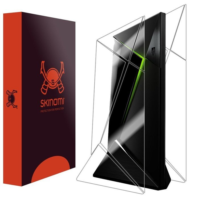NVIDIA Shield TV Screen Protector + Full Body, Skinomi TechSkin Full Coverage Skin + Screen Protector for NVIDIA...