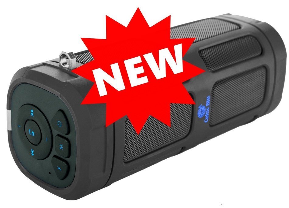 16W 360 degree Stereo 30 Hour Play Waterproof 100 ft Range Power Bank FM Radio Bike Mount Microphone TF Card Shockproof... N3