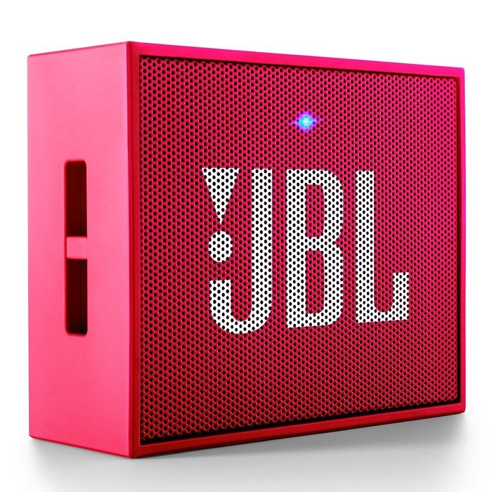 JBL GO Portable Wireless Bluetooth Speaker W/ A Built-In Strap-Hook (PINK)