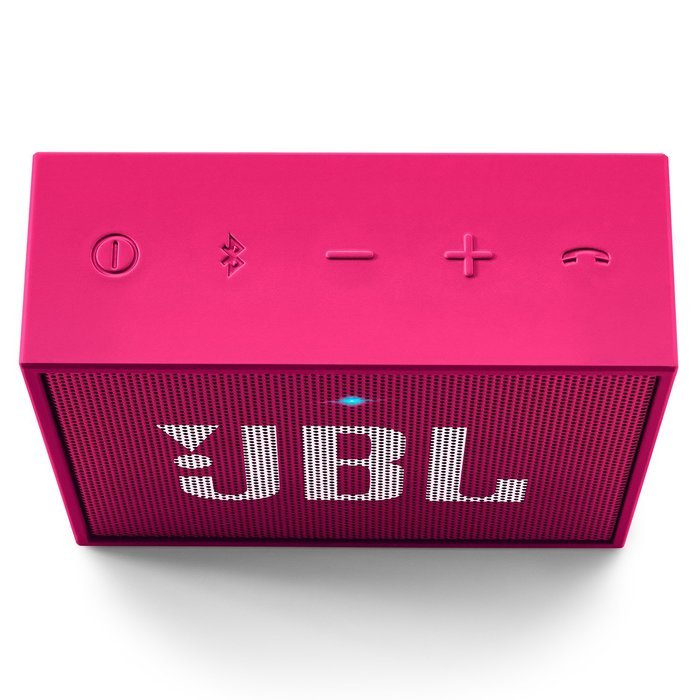 JBL GO Portable Wireless Bluetooth Speaker W/ A Built-In Strap-Hook (PINK) N3