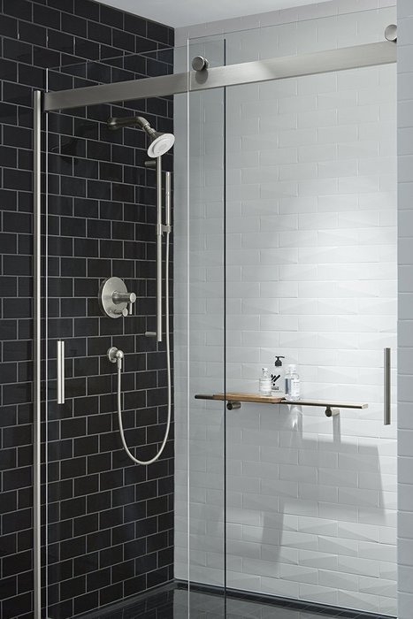 KOHLER K-9245-BN 2.5 GPM Moxie Showerhead and Wireless Speaker, Vibrant Brushed Nickel N7