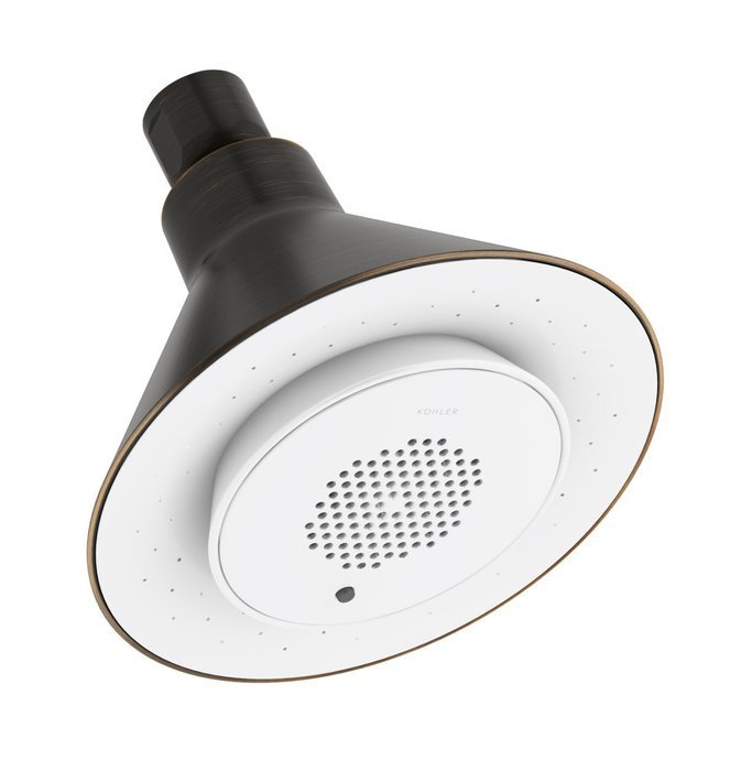 KOHLER K-9245-BN 2.5 GPM Moxie Showerhead and Wireless Speaker, Vibrant Brushed Nickel N11
