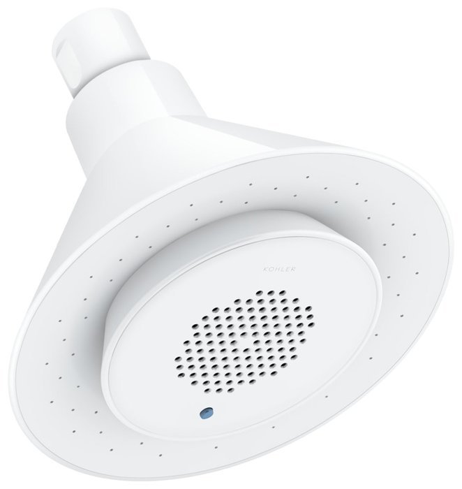 KOHLER K-9245-BN 2.5 GPM Moxie Showerhead and Wireless Speaker, Vibrant Brushed Nickel N13