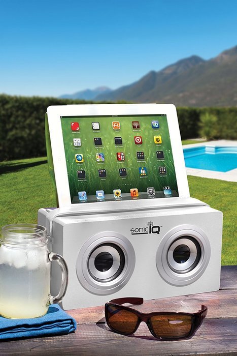 Rechargeable Bluetooth Boombox Wireless Speaker - Portable Mp3 Player System with Handle Has Built-in USB Charging... N7