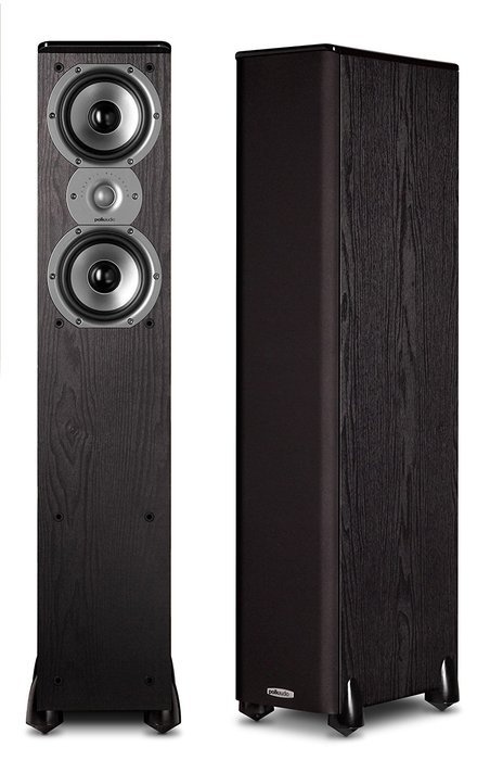 Yamaha RX-V681BL 7.2-Channel 4K Network A/V Receiver + Polk Audio TSi 300 + Polk Audio TSi 100 + Polk Audio CS10... N2