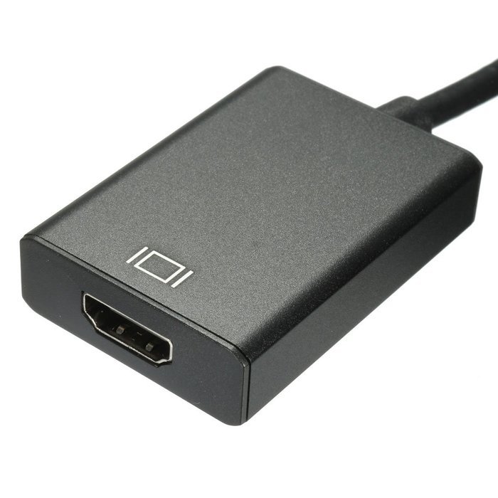 BephaMart 1080P VGA To HDMI HD Converter Adapter USB Audio Video Cable Laptop TV PC DVD N3