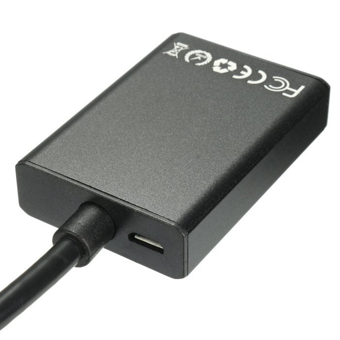 BephaMart 1080P VGA To HDMI HD Converter Adapter USB Audio Video Cable Laptop TV PC DVD N4