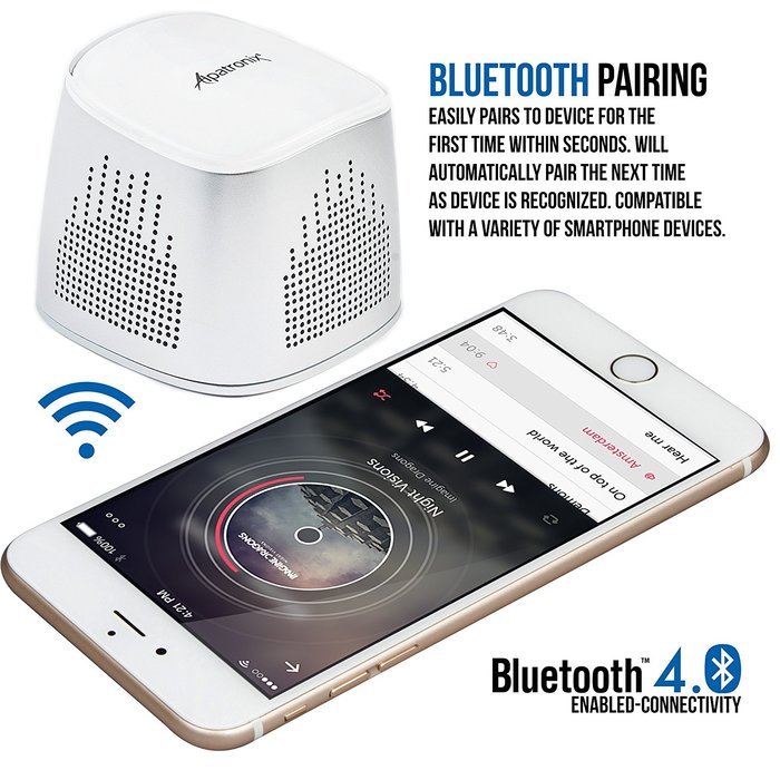 Bluetooth Speaker, Alpatronix AX310 Ultra-Portable Mini Bluetooth Wireless Rechargeable Speaker with Mic, Volume... N6
