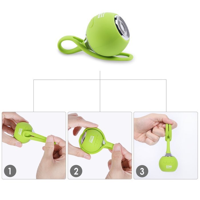 BUBBLE Portable Bluetooth Speaker Blutooth 4.1 Colorful Green N6