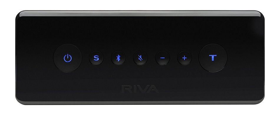RIVA TURBO X RTX01B Premium Wireless Bluetooth Speaker (Black) N4
