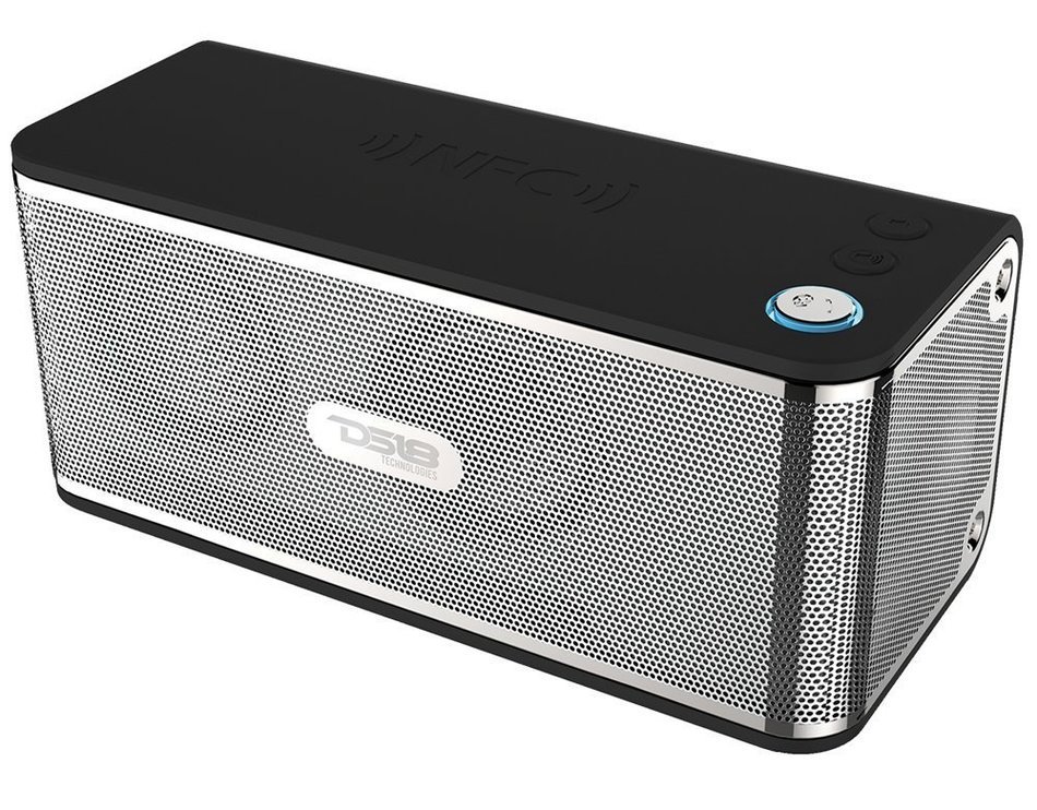 DS18 STREAM Water Resistant Portable Wireless Bluetooth Speaker with Built-In Microphone