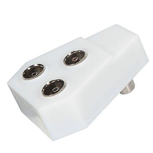 3 Way TV Digital Male Female Aerial Splitter Lead Cable Plug Comector