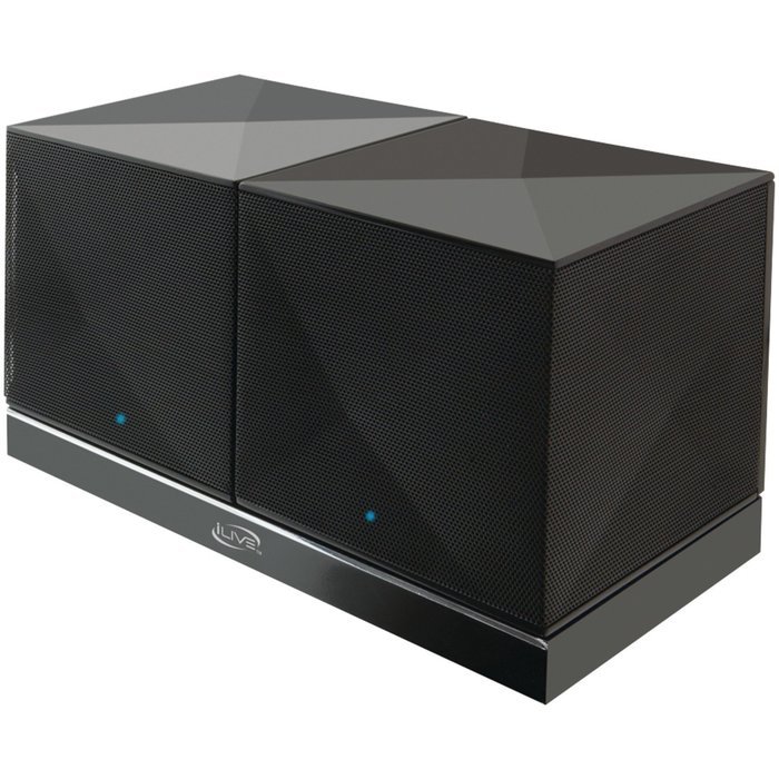 DPI/GPX ISB614B Rechargeable Bluetooth Speakers with Charging Station