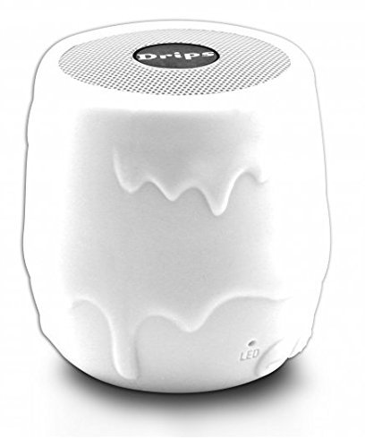 iHip Bluetooth Drips Speaker With Built-In Microphone- WHITE