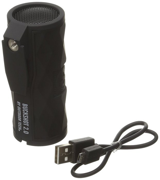 Outdoor Tech OT2301 Buckshot 2.0 Rugged Waterproof Super-Portable Wireless Speaker (Black)