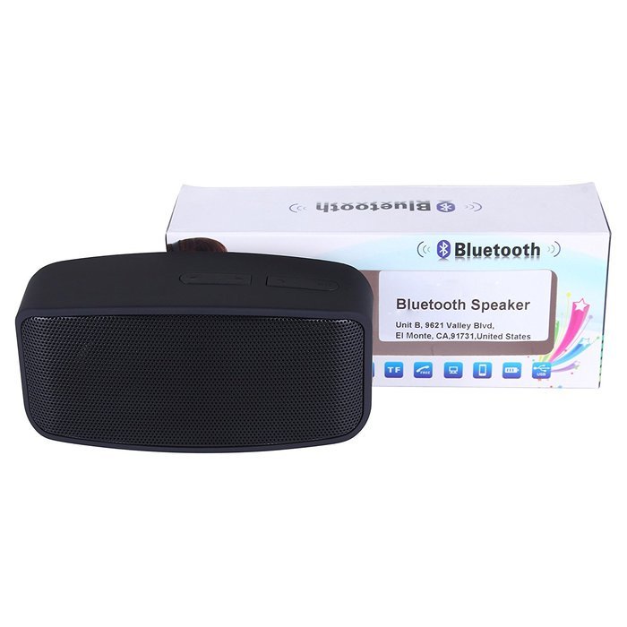 Bluetooth Speaker , Wewdigi Portable Wireless Surround Sound FM Bluetooth Speaker -Black N3