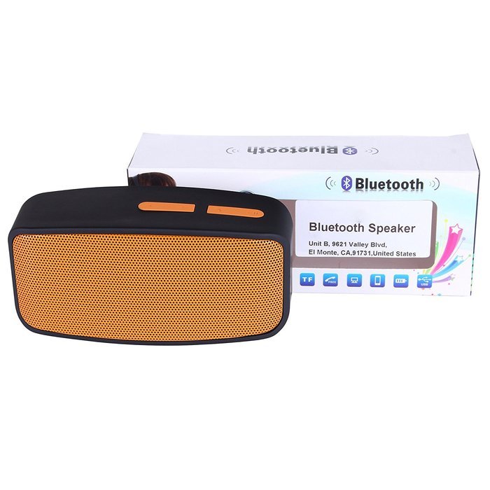 Bluetooth Speaker , Wewdigi Portable Wireless Surround Sound FM Bluetooth Speaker -Black N16