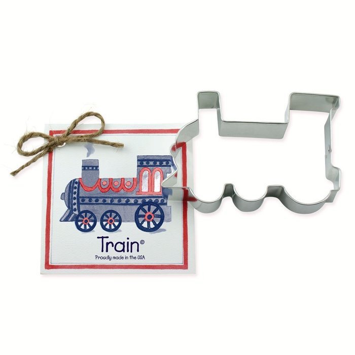 Train Cookie and Fondant Cutter - Ann Clark - 4.6 Inches - US Tin Plated Steel