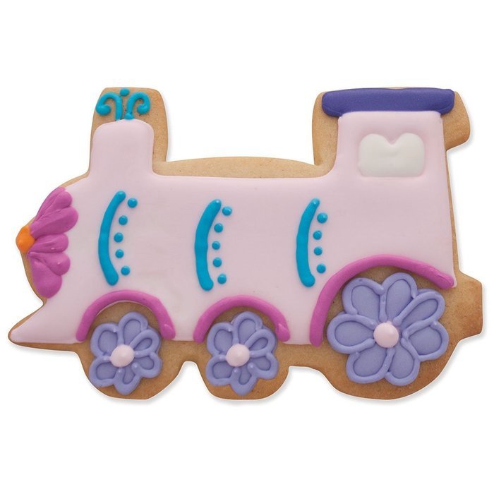 Train Cookie and Fondant Cutter - Ann Clark - 4.6 Inches - US Tin Plated Steel N2