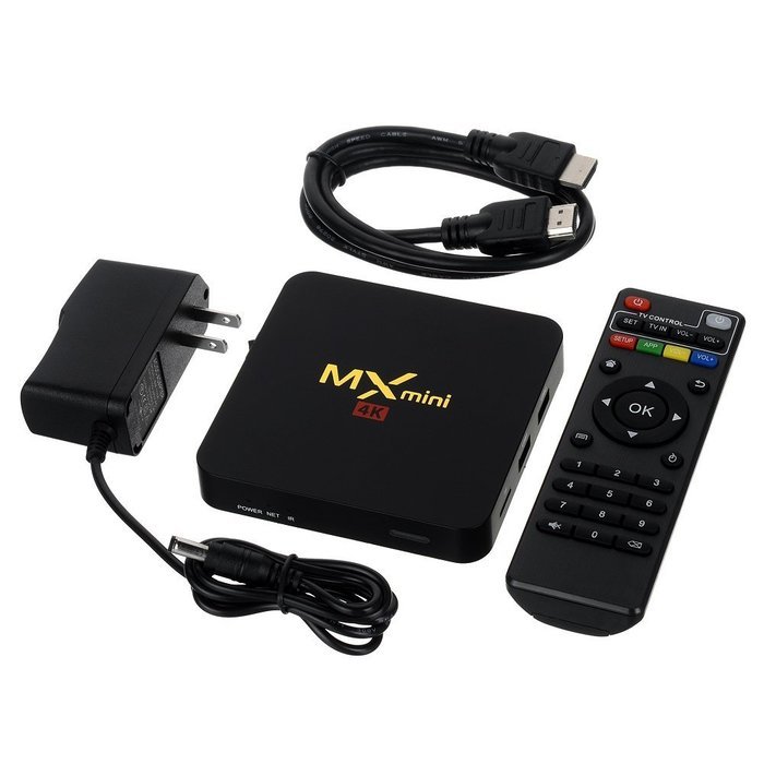 Epteam Mx Mini Android Tv box Amlogic S905 Quad core 1G/8G/ 4K KODI 16.0 Full Loaded Android 5.1 with Bluetooth... N7