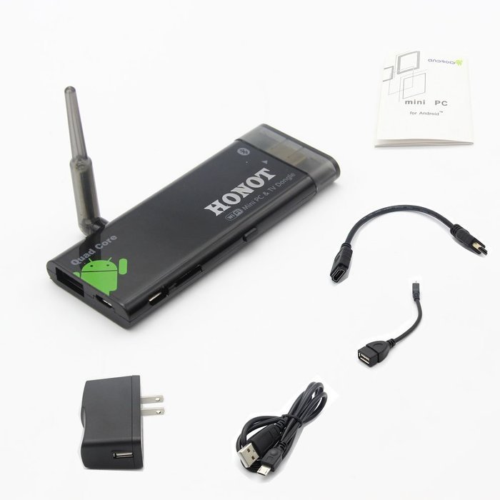 HONOT CX919 Quad Core Google Android 4.4 OS Rockchip RK3188T Cortex A9 Smart Mini TV BOX Dongle HDMI HDD Player... N7