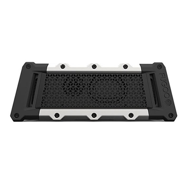 Fugoo Tough Portable Waterproof Speaker with Bluetooth Black/Silver (F6TFKS01) with Xtreme 2.4Amp Weatherproof... N2