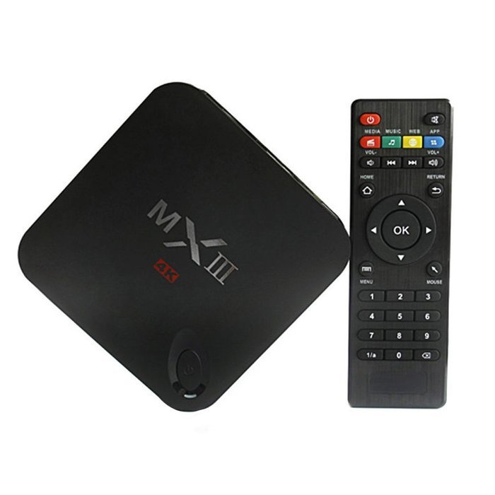Vktech MX3 MXIII S802 Quad Core CPU 2g/8g HDD XBMX Android Smart 4k Tv Box Us Plug