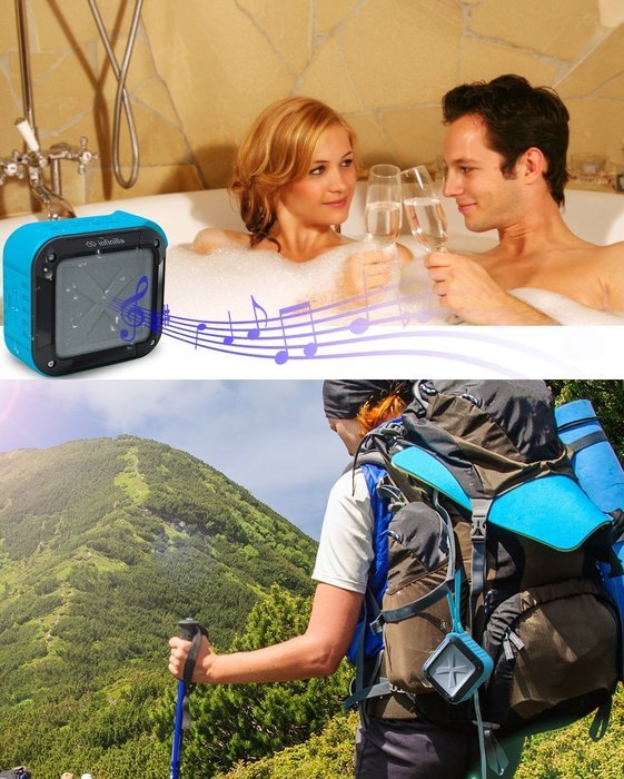 Infinilla IN-BS03 Waterproof Bluetooth Speaker, 4.1 Portable Outdoor and Shower Wireless Speakers/Super Bass/12... N5