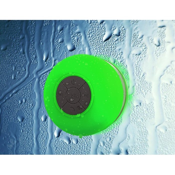 Waterproof Bluetooth Speakers , FULiYEAR Shower with Suction Cup & Mic Handsfree for Phone Call Green