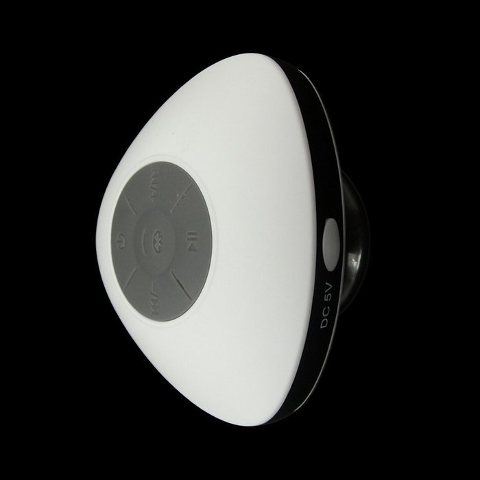 HotelSpa Ultra-Luxury 7-Setting 7 color LED Handheld Shower-Head with Bonus New Slimline Waterproof Bluetooth... N9
