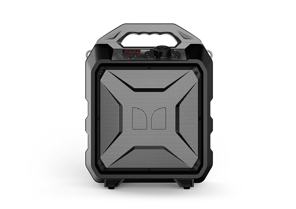 Monster Rockin' Rambler Portable Indoor/Outdoor Weather Proof Wireless Speaker - Gray